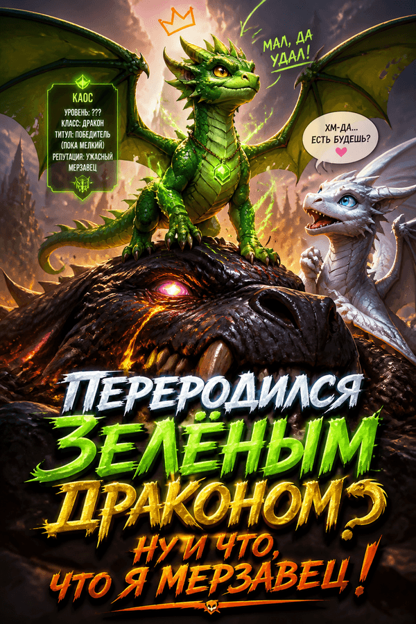 Переродился зелёным драконом? Ну и что, что я мерзавец!