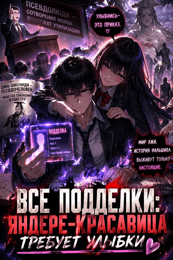 Все подделки: Яндере-красавица требует улыбки