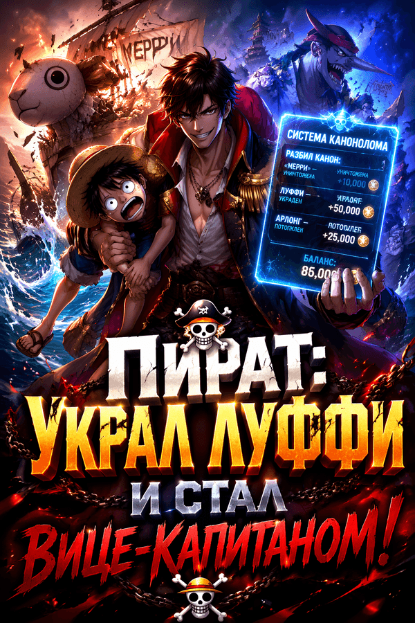 Пират: Украл Луффи и стал вице-капитаном!