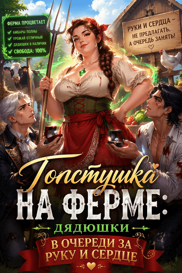 Толстушка на ферме: дядюшки в очереди за руку и сердце
