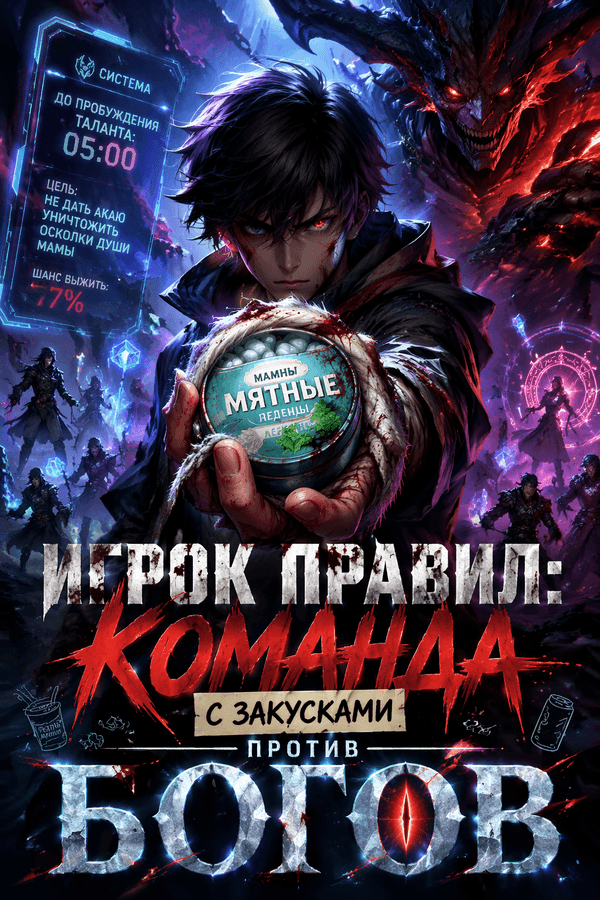 Игрок правил: Команда с закусками против богов