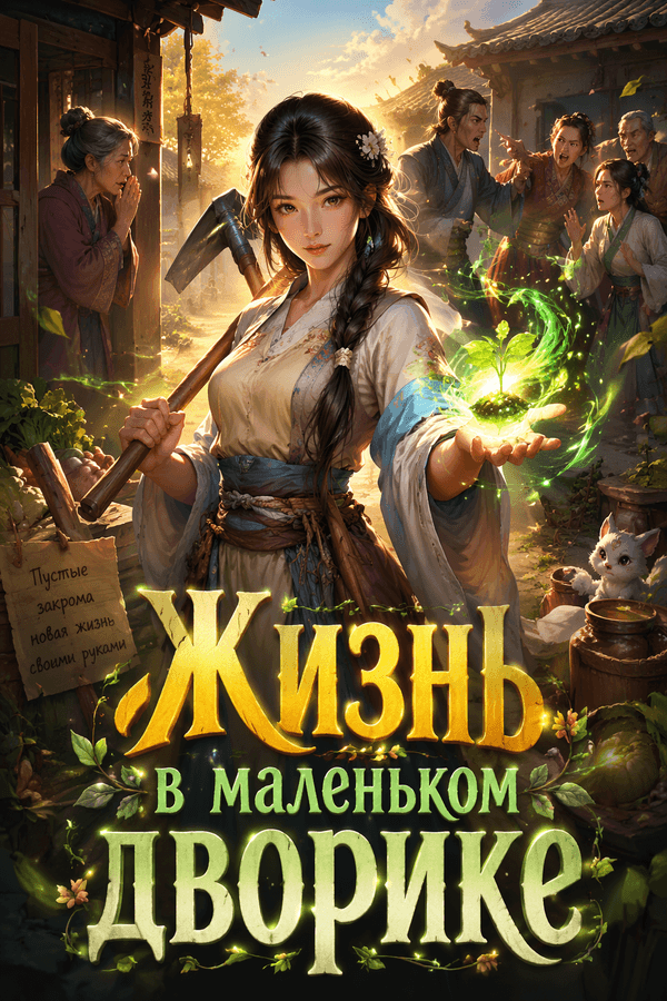Жизнь в маленьком дворике