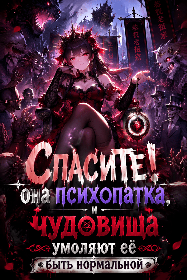Спасите! Она психопатка, и чудовища умоляют её быть нормальной