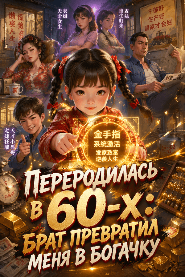 Переродилась в 60-х: брат превратил меня в богачку