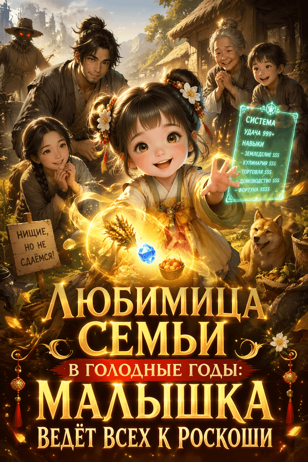 Любимица семьи в голодные годы: Малышка ведёт всех к роскоши
