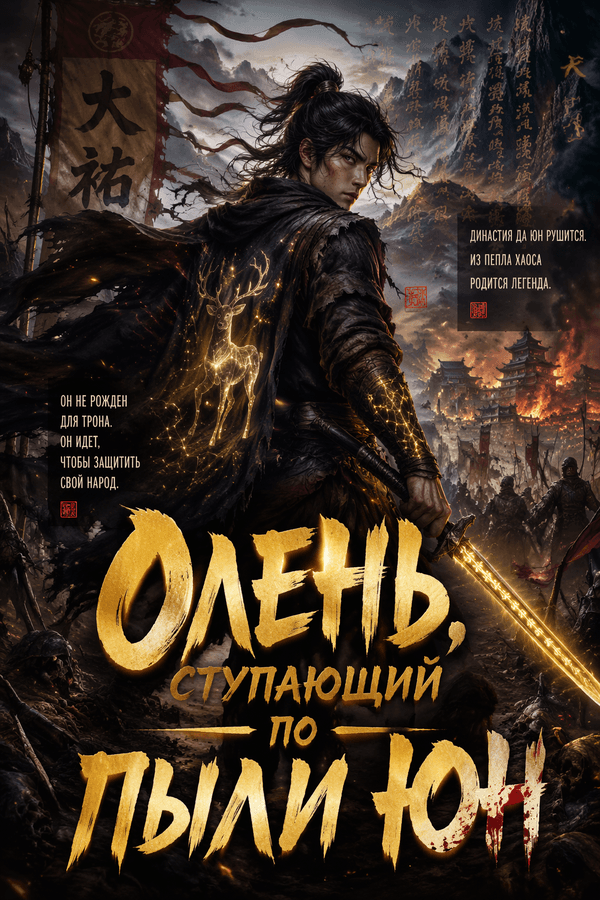 Олень, ступающий по пыли Юн
