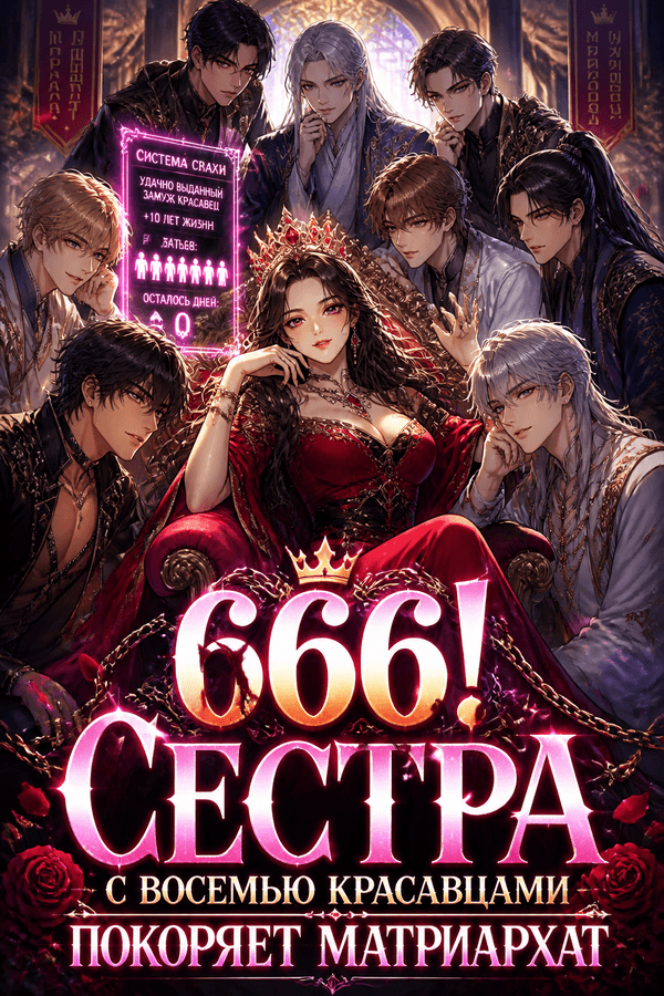 666! Сестра с восемью красавцами покоряет матриархат