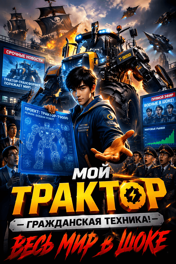 Мой трактор — гражданская техника! Весь мир в шоке