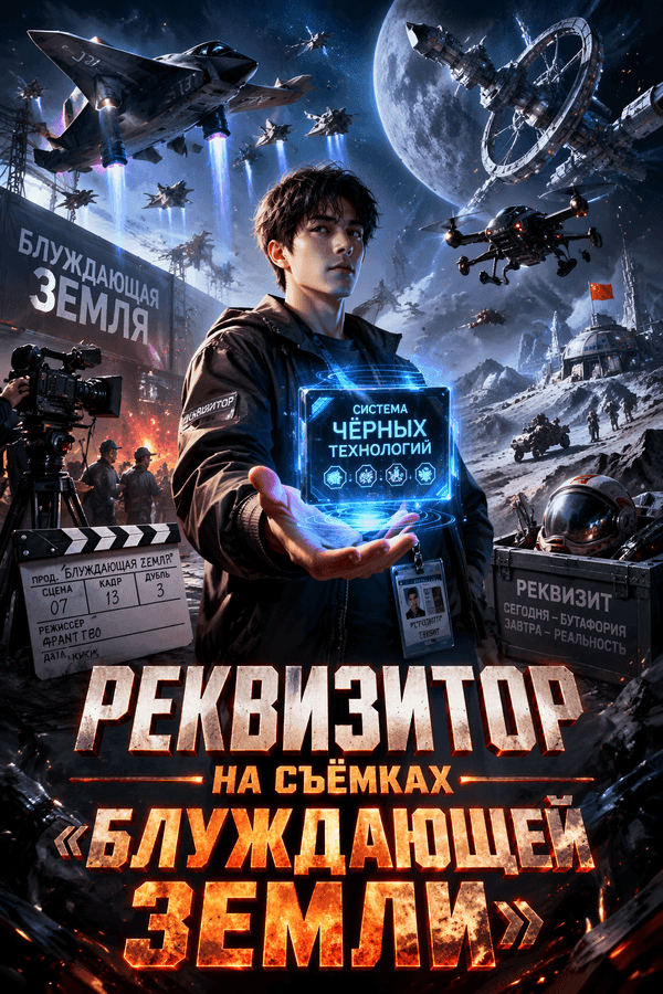 Реквизитор на съёмках «Блуждающей Земли