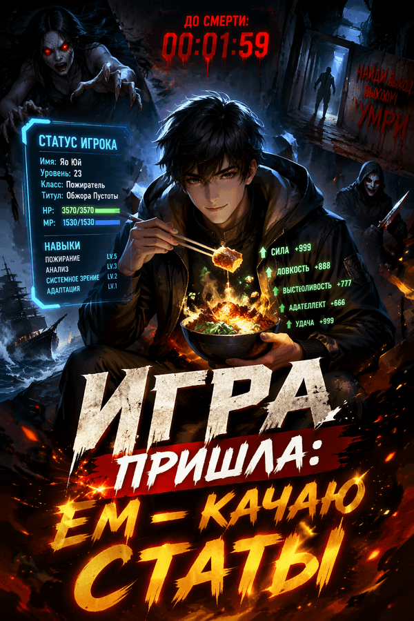 Игра пришла: ем — качаю статы