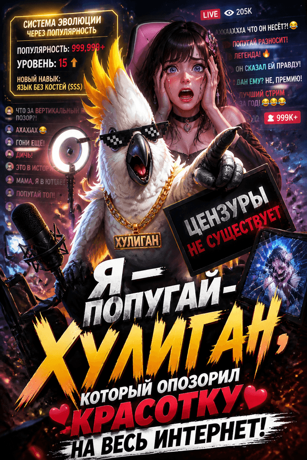 Я — попугай-хулиган, который опозорил красотку на весь интернет!