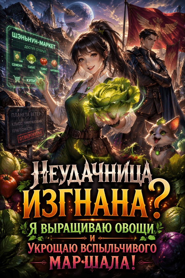 Неудачница изгнана? Я выращиваю овощи и укрощаю вспыльчивого маршала!