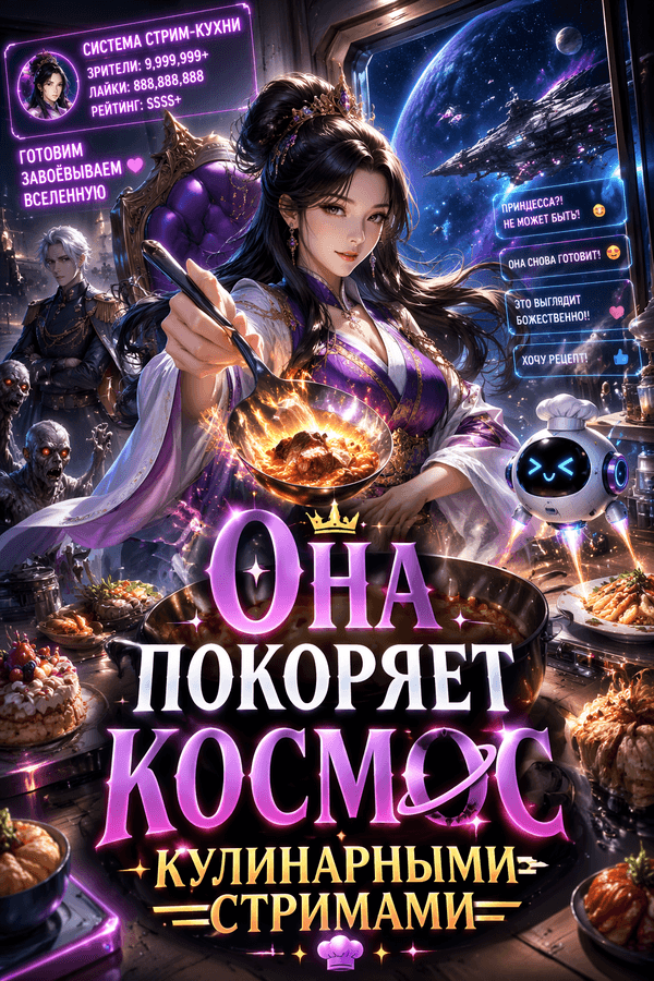 Она покоряет космос кулинарными стримами