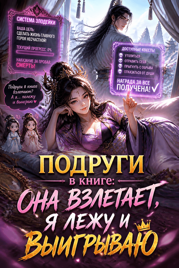 Подруги в книге: она взлетает, я лежу и выигрываю