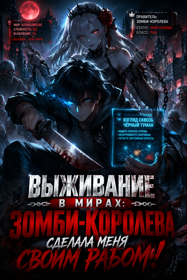 Выживание в мирах: Зомби-королева сделала меня своим рабом!
