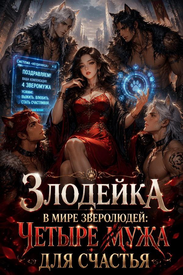 Злодейка в мире зверолюдей: четыре мужа для счастья