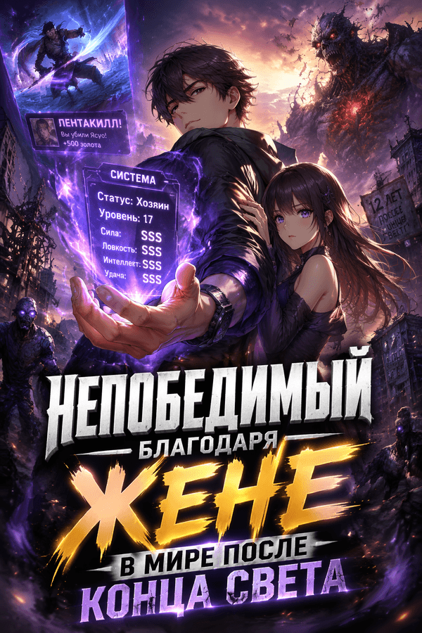 Непобедимый благодаря жене в мире после конца света