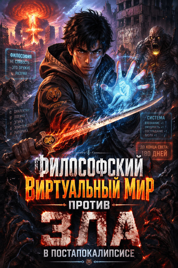 Философский виртуальный мир против зла в постапокалипсисе