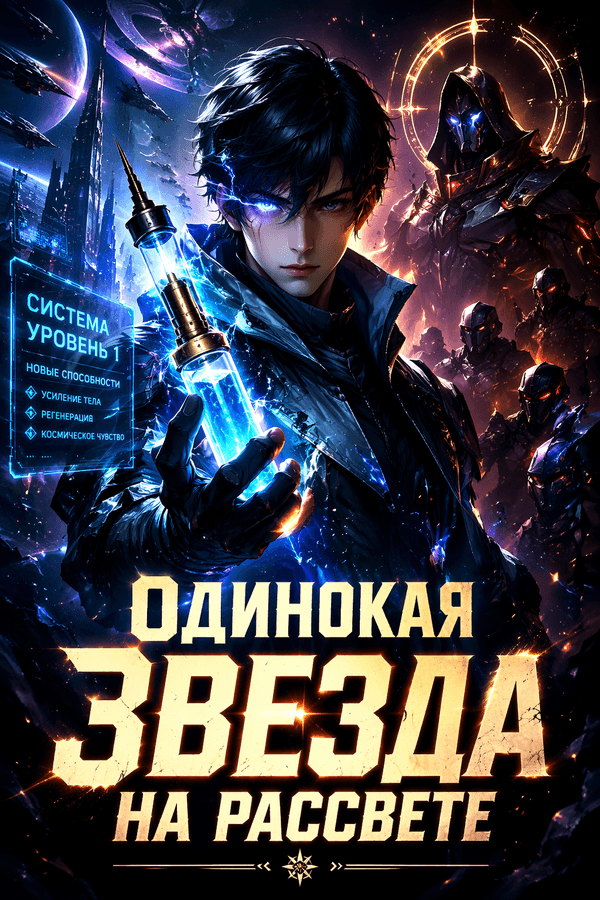 Одинокая звезда на рассвете