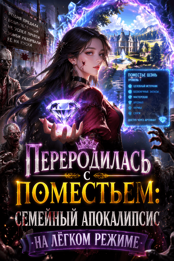 Переродилась с поместьем: семейный апокалипсис на лёгком режиме