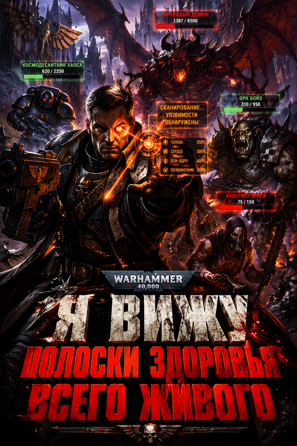Warhammer 40k: Я вижу полоски здоровья всего живого