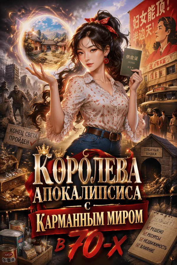 Королева апокалипсиса с карманным миром в 70-х