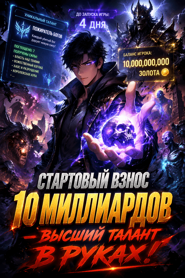 Стартовый взнос 10 миллиардов — высший талант в руках!
