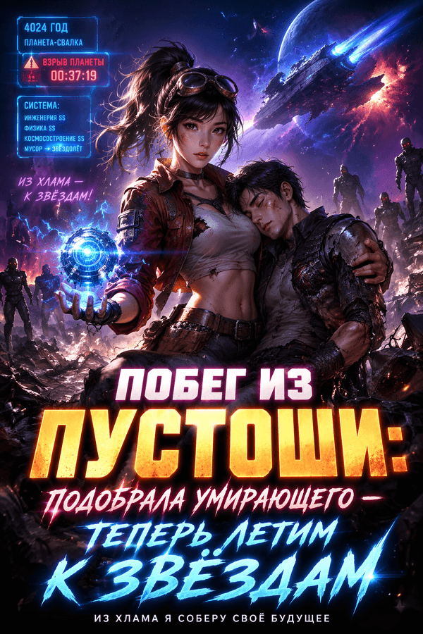 Побег из пустоши: Подобрала умирающего — теперь летим к звёздам