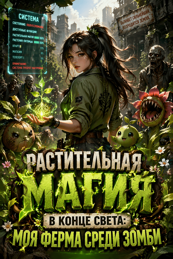 Растительная магия в конце света: моя ферма среди зомби