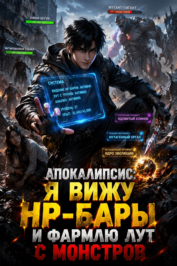 Апокалипсис: Я вижу HP-бары и фармлю лут с монстров