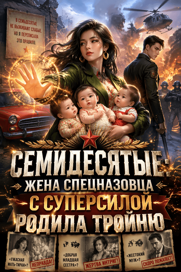 Семидесятые: Жена спецназовца с суперсилой родила тройню