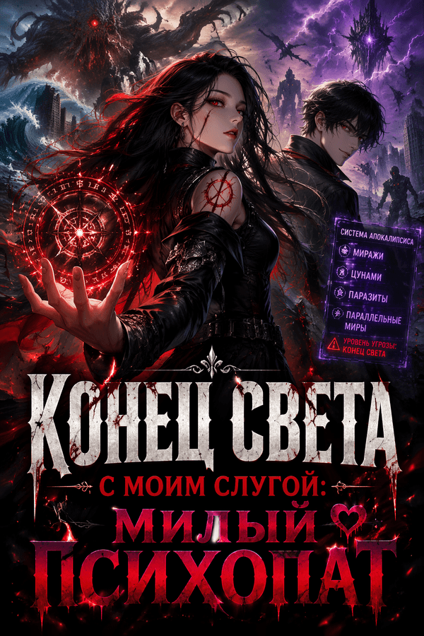 Конец света с моим слугой: милый психопат