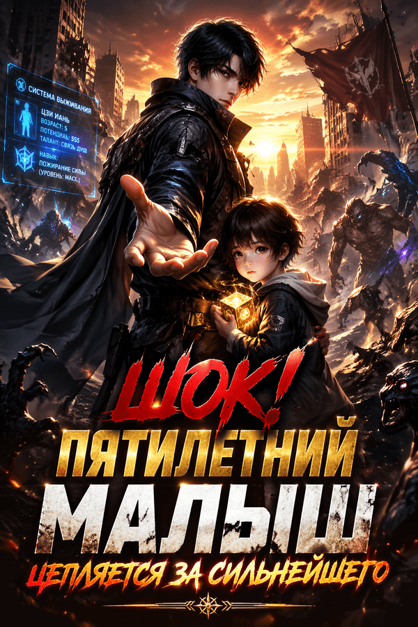 Шок! Пятилетний малыш цепляется за сильнейшего