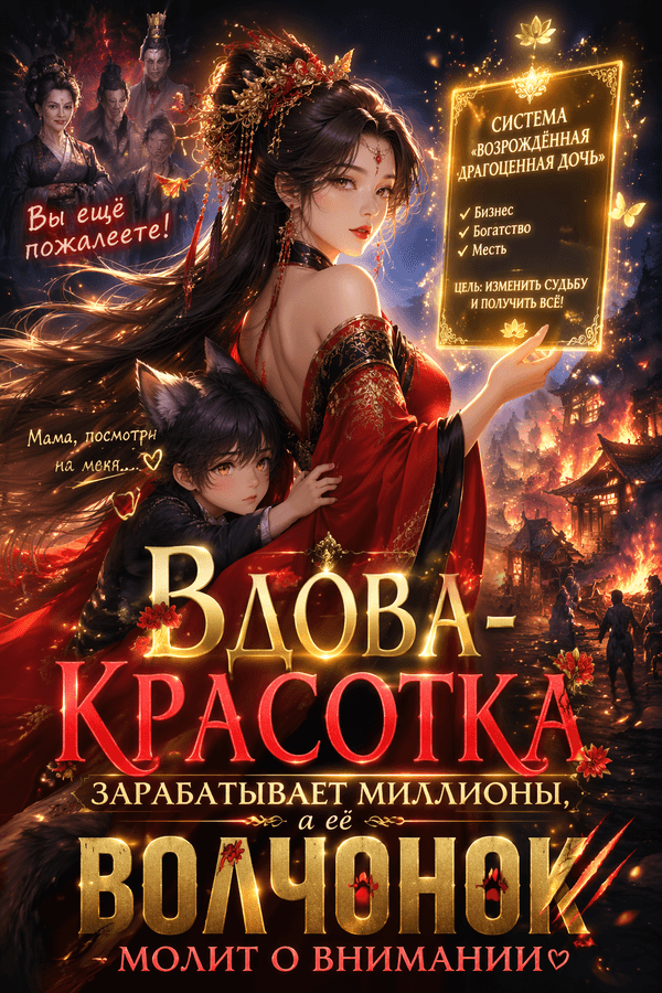 Вдова-красотка зарабатывает миллионы, а её волчонок молит о внимании
