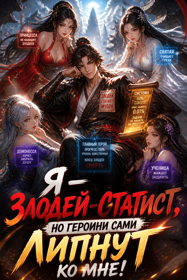 Я — злодей-статист, но героини сами липнут ко мне!