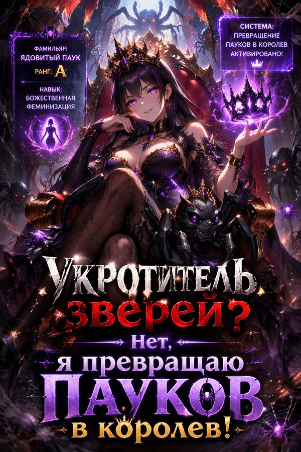 Укротитель зверей? Нет, я превращаю пауков в королев!