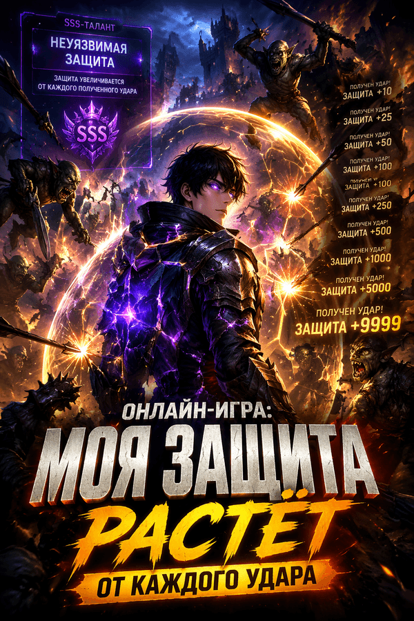 Онлайн-игра: Моя защита растёт от каждого удара