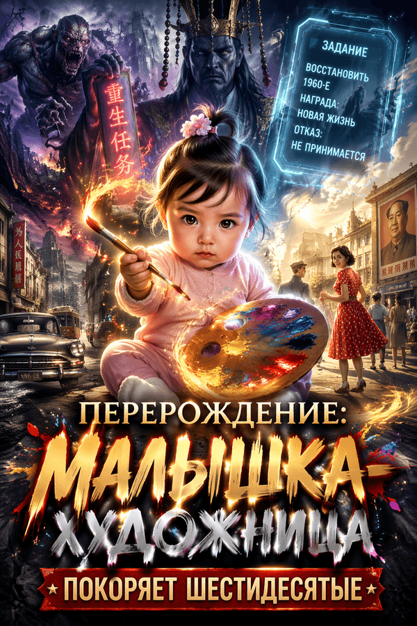 Перерождение: Малышка-художница покоряет шестидесятые