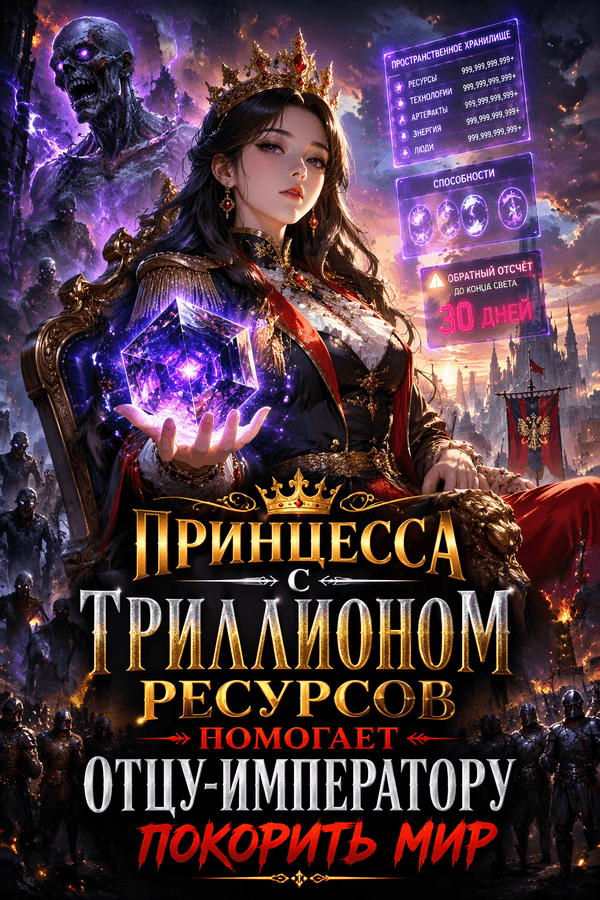 Принцесса с триллионом ресурсов помогает отцу-императору покорить мир