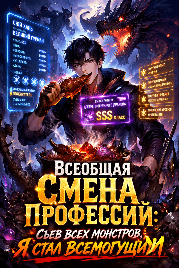 Всеобщая смена профессий: Съев всех монстров, я стал всемогущим