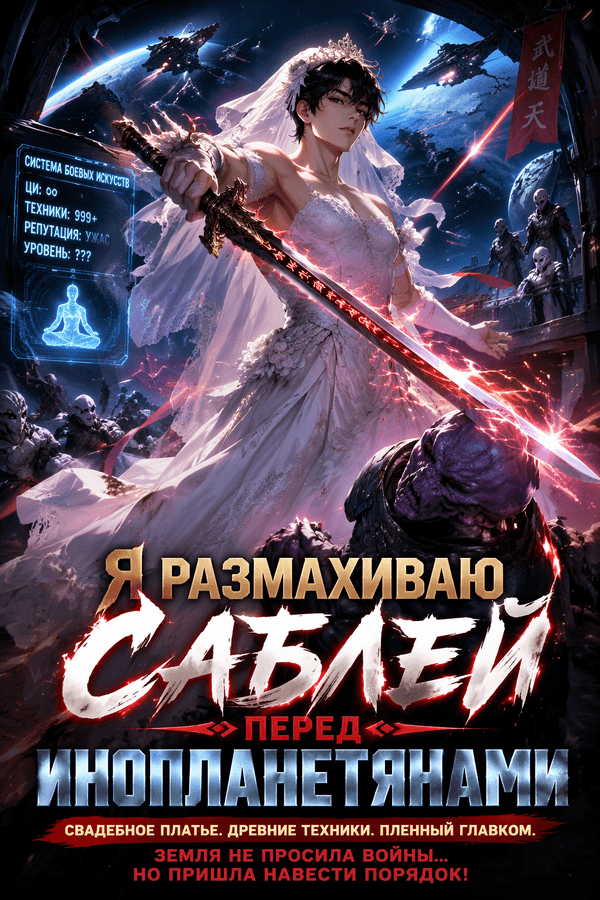 Я размахиваю саблей перед инопланетянами