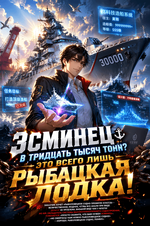 Эсминец в тридцать тысяч тонн? Это всего лишь рыбацкая лодка!