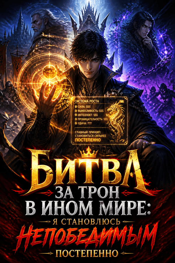 Битва за трон в ином мире: я становлюсь непобедимым постепенно