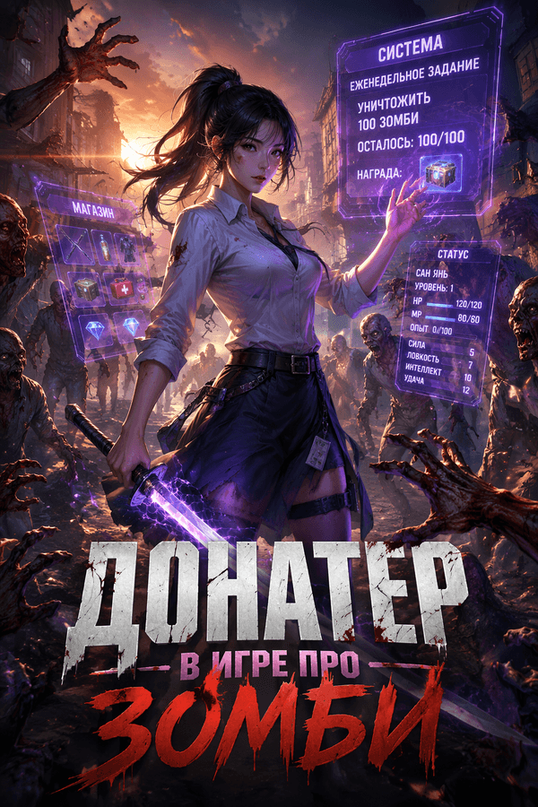 Донатер в игре про зомби
