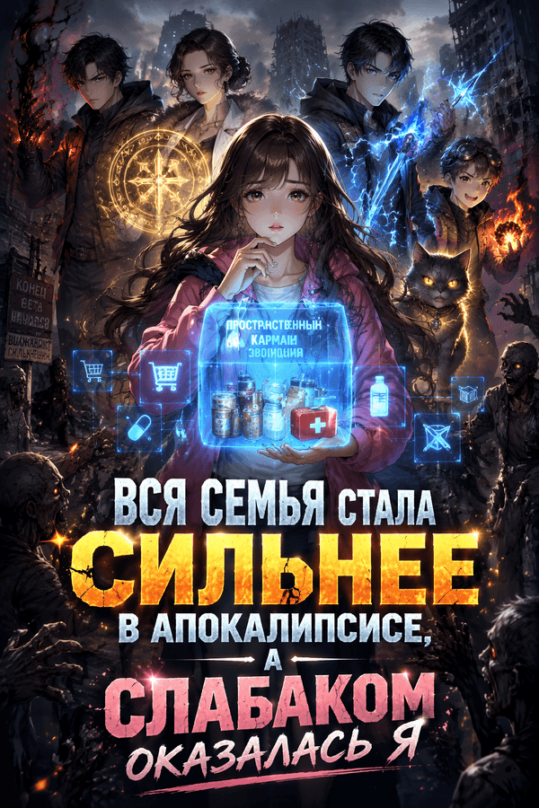 Вся семья стала сильнее в апокалипсисе, а слабаком оказалась я