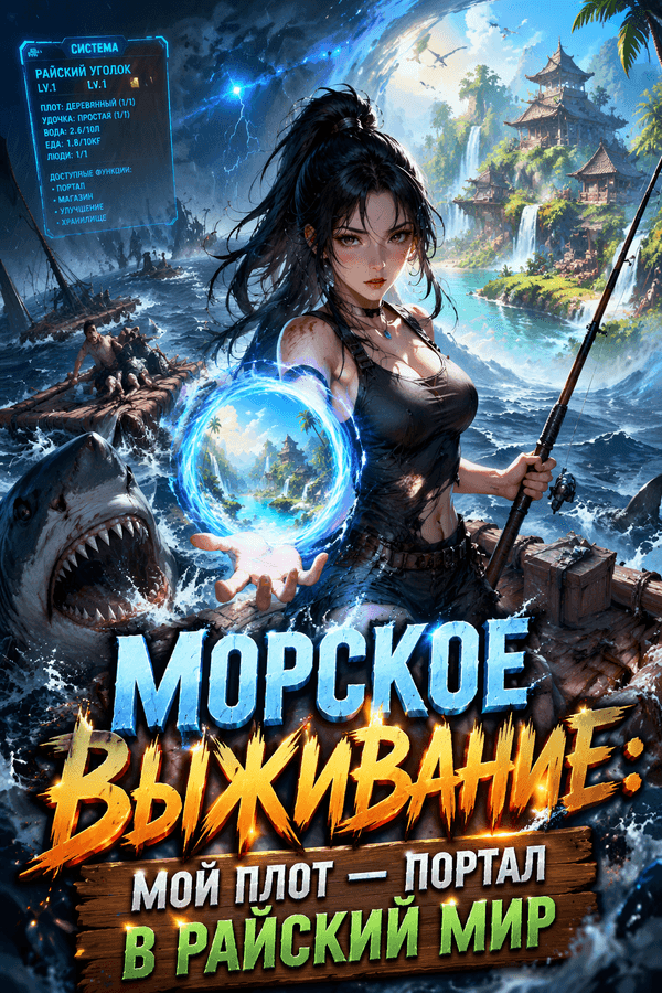 Морское выживание: Мой плот — портал в райский мир