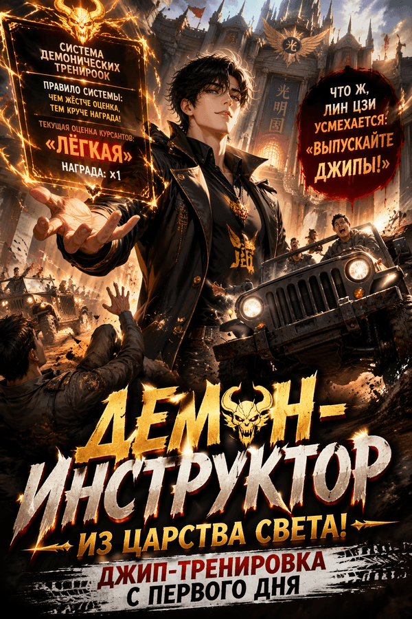 Демон-инструктор из Царства Света! Джип-тренировка с первого дня