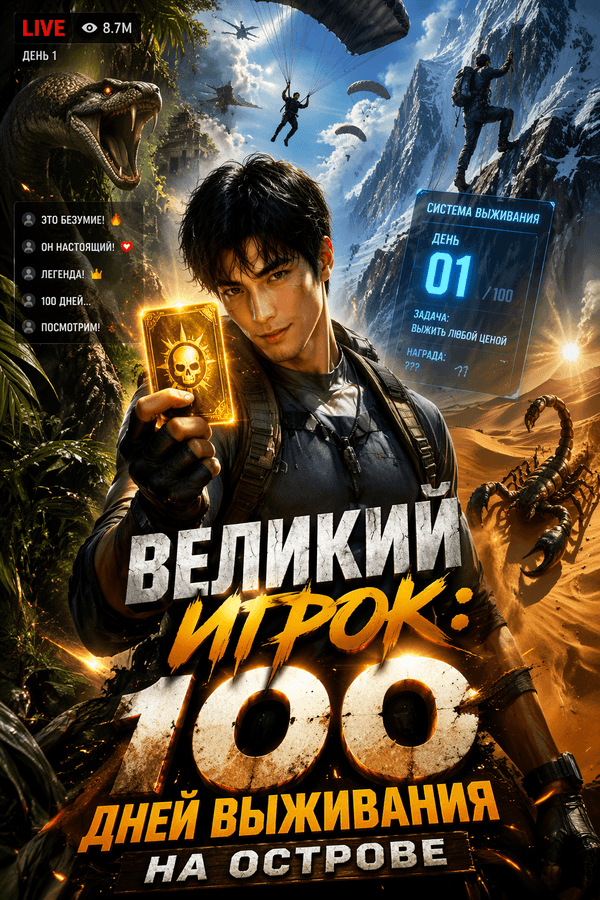 Великий игрок: 100 дней выживания на острове