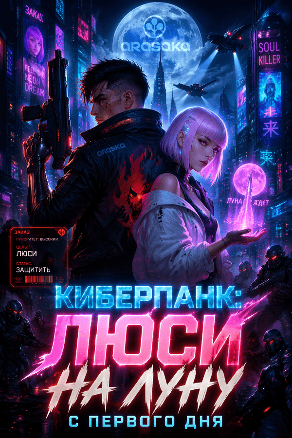 Киберпанк: Люси на Луну с первого дня