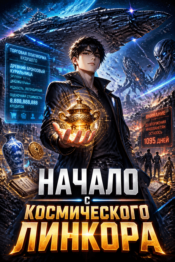 Начало с космического линкора